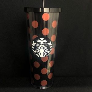 Starbucks Black Dotted Tumbler
